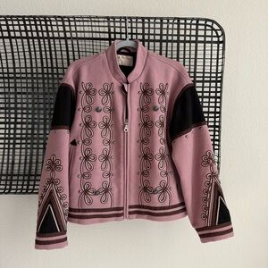 Free people boy band bomber jacket